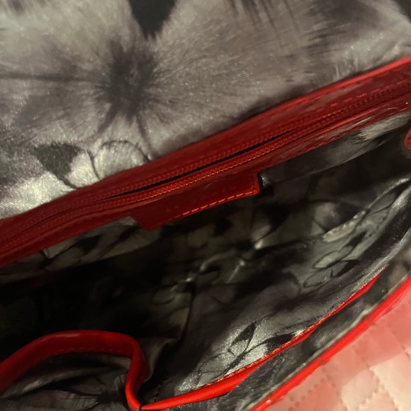 Ted Baker Red Patent Bag - Picture 8 of 14